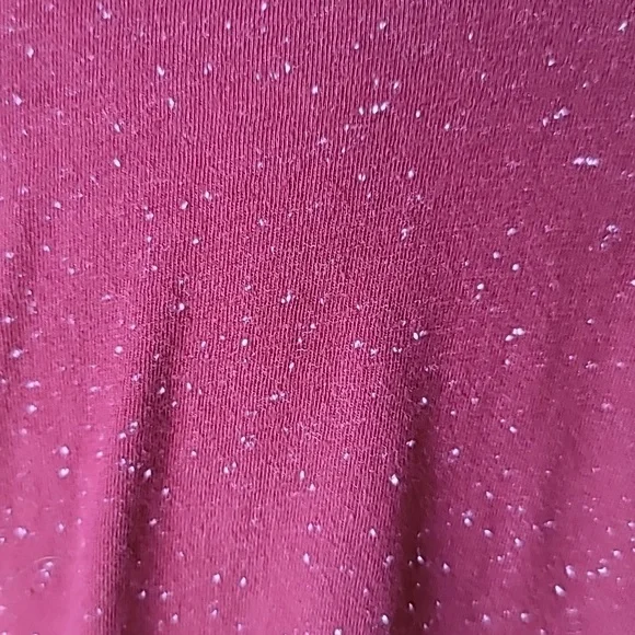 VSOP Men's Short Sleeve Shirt, Size Large, Color Burgundy Speckle - Picture 3 of 10